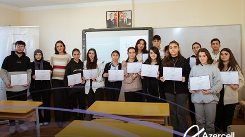 “Təhlükəsiz internet” layihəsi Quba və Lənkəran məktəblərində - FOTO