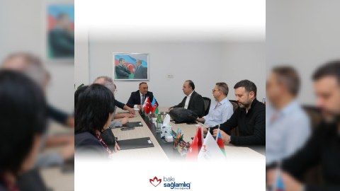 Türkiyədən gələn professor heyəti Bakı Sağlamlıq Mərkəzində - FOTO