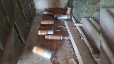 Kiş kəndində top və tank mərmiləri tapıldı