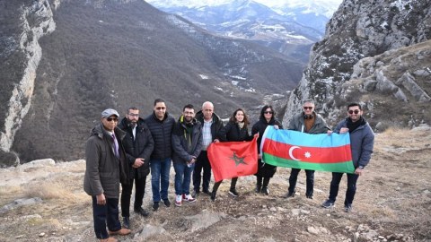 Mərakeşli jurnalistlər Qarabağda