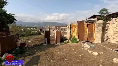 Ermənilərin qırğın törətdiyi Malıbəyli kəndi - VİDEO
