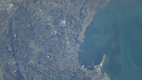 Beynəlxalq Kosmik Stansiyadan Bakının şəkli ÇƏKİLDİ