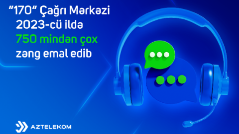 “Aztelekom”un Çağrı Mərkəzinə 750 mindən çox zəng olub