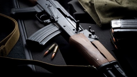 Xankəndidə avtomat, tapança və qumbaralar aşkarlandı