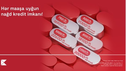 Kapital Bank-dan əməkhaqqına uyğun kredit təklifi