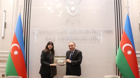 Baş prokuror BMT-nin Azərbaycandakı rezident əlaqələndiricisi ilə görüşdü