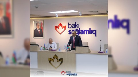 Bakı Sağlamlıq Mərkəzində aylıq hesabat iclası -  FOTOLAR