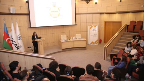 Tələbələr “AzerGold”da işə qəbul sistemi ilə bağlı məlumatlandırıldı - FOTOLAR