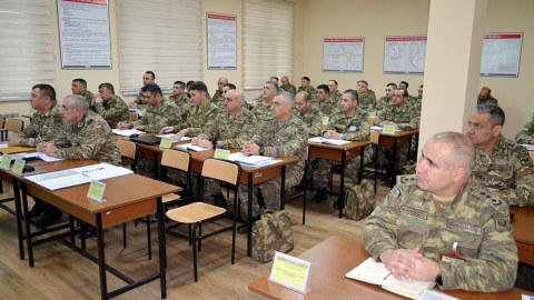 Azərbaycan ordusunda səfərbərlik təlimi keçirilir - FOTO