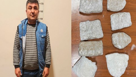 TIR sürücüsü 4 kiloqram heroinlə saxlanıldı