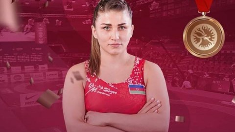 Qadın güləşçimiz Avropada bürünc medal qazandı