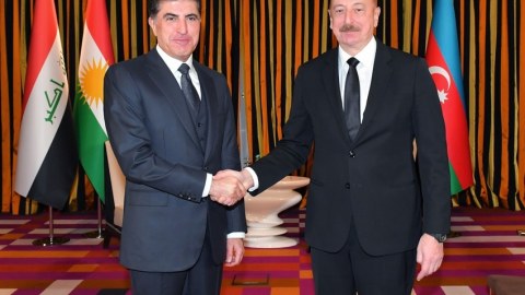 İlham Əliyevlə Bərzaninin görüşü olub
