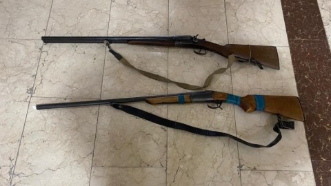İsmayıllı sakinləri silahlarını polisə təhvil verdilər
