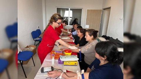 Goranboyda qanvermə aksiyası keçirilib - FOTO