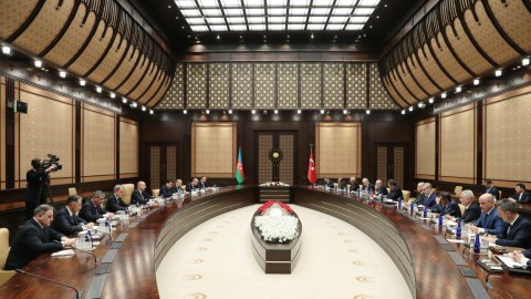 İlham Əliyevlə Ərdoğanın geniş tərkibdə görüşü BAŞLAYIB