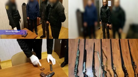 Sabunçuda axtarışda olan silahlı şəxs saxlanıldı