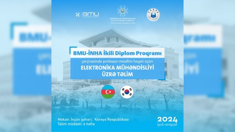 BMU-nun müəllimləri üçün Koreya Respublikasında “Fakültə təlimi”