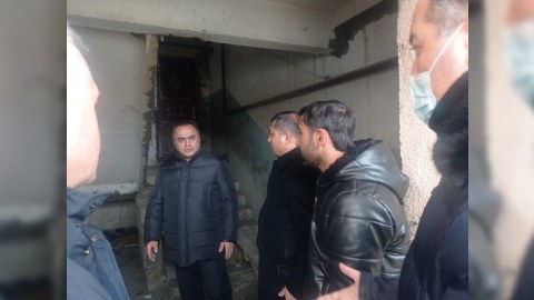 Goranboyda sakinlərin mənzil şəraiti yaxşılaşdırılır - FOTO