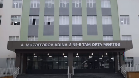 Daha bir məktəb yenilənib - VİDEO