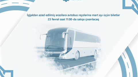 Qarabağa getmək istəyənlərin nəzərinə - Mart ayının biletləri satışa çıxarılır