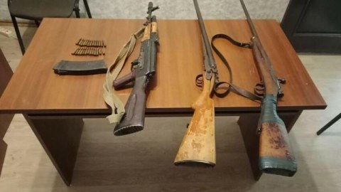 Ötən gün vətəndaşlardan avtomat və tüfənglər götürülüb