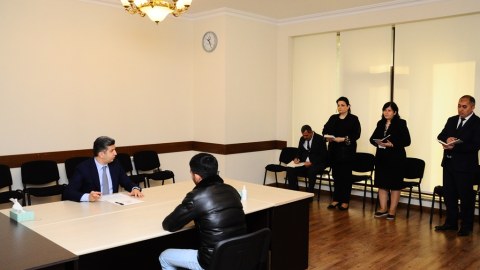 Naftalanda növbəti vətəndaş qəbulu keçirilib - FOTO