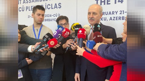 TBMM sədri İlham Əliyevi təbrik etdi