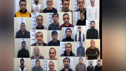 Polis Gədəbəydə əməliyyat keçiddi - 30-dan çox narkotacir saxlanıldı