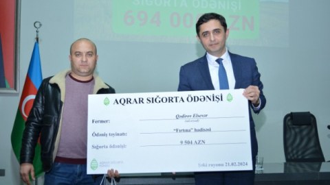 Şəkidə yüzlərlə fermerə aqrar sığorta ödənişi verildi - FOTO