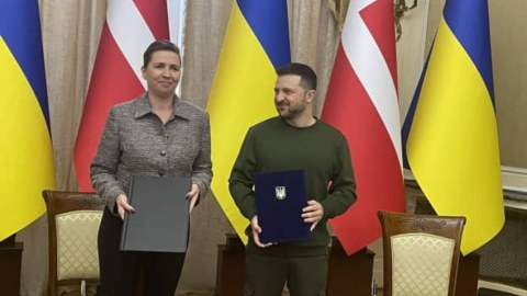Ukrayna və Danimarka təhlükəsizlik sazişi imzaladı