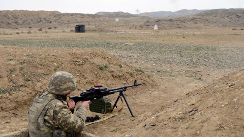 Ehtiyatda olanların atəş hazırlığı yoxlanıldı