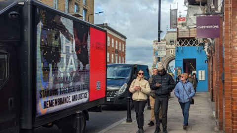 Britaniyada Xocalıya həsr olunmuş məlumatlandırma aksiyası