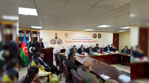 Xocalı soyqırımı qurbanları Pakistanda anılıb - FOTO