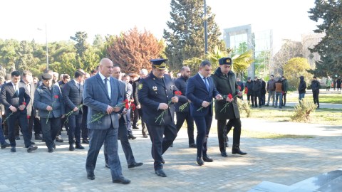 Neftçalada Xocalı soyqırımının 32-ci ildönümü qeyd olundu - FOTO