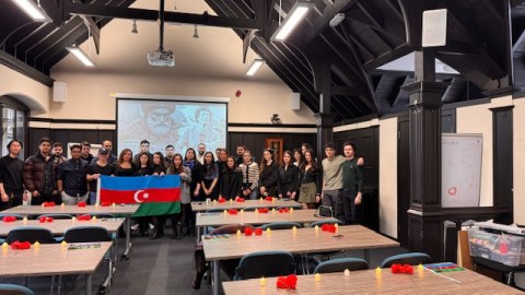 Qlazqo universitetində Xocalı faciəsinin qurbanları anılıb - FOTO