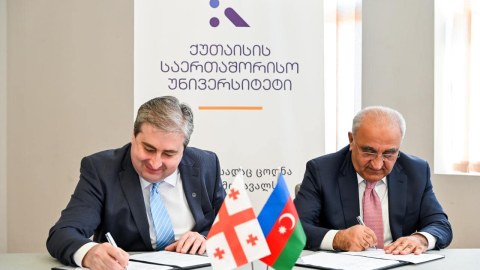UNEC-in rektoru Gürcüstanda səfərdədir - FOTO
