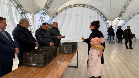 Laçına yeni köçürülən ailələrə mənzillərinin açarları verildi - FOTO