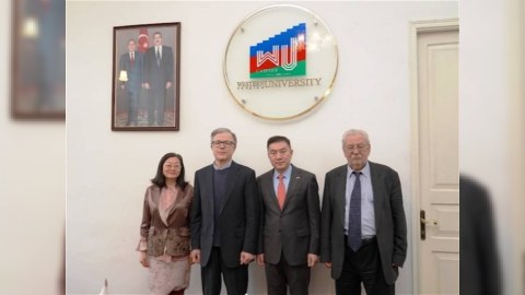 ADU ilə Qərbi Kaspi Universiteti arasında əməkdaşlıq müqaviləsi imzalandı - FOTOLAR
