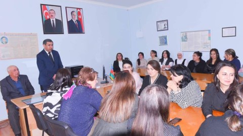 YAP Kəlbəcər rayon təşkilatında partiya fəalları ilə görüş - FOTO