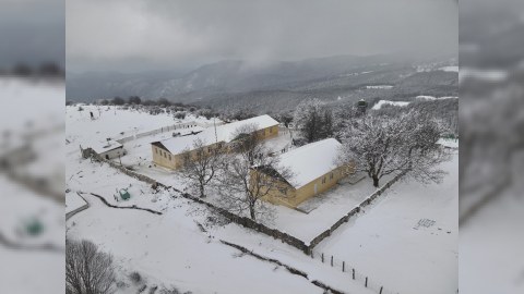 1867 metr yüksəklikdə yerləşən sərhəd zastavası - FOTO/VİDEO