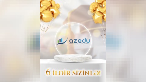AzEdu.az-ın 6 yaşı tamam oldu