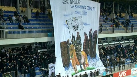 “Qarabağ”dan "Neftçi"nin pankartına CAVAB