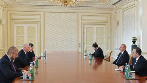 İlham Əliyev Bolqarıstan Xalq Məclisinin sədrini qəbul etdi