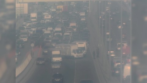 Bakıda qəza sıxlığa səbəb oldu