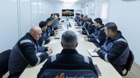“AzerGold”da Ümumdünya Mülki Müdafiə Gününə qeyd edilib - FOTO