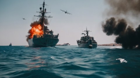 Husilər ABŞ gəmisinə zərbələr endirdi