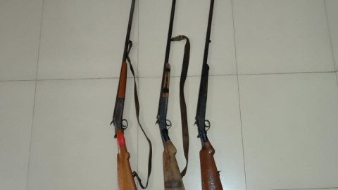 Laçında qanunsuz saxlanılan odlu silahlar GÖTÜRÜLDÜ
