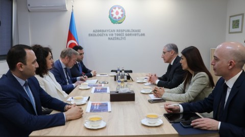 Muxtar Babayev Dünya İqlim Fondunun Prezidenti ilə görüşdü