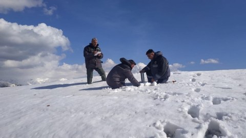 Yüksək dağlıq ərazilərində qarölçmə işlərinə başlanılır