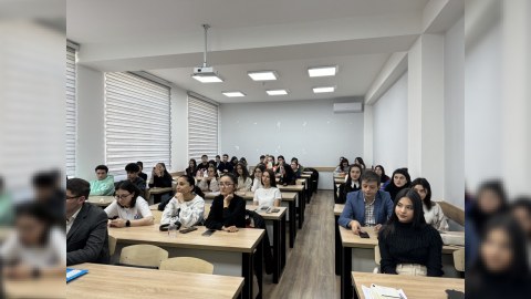 Məşhur türkiyəli professorlar bu dəfə təlimi BDU-da keçdilər - FOTOLAR